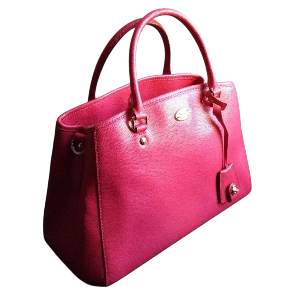 Coach Leather Margot Carryall Cranberry - Picture 1 of 5